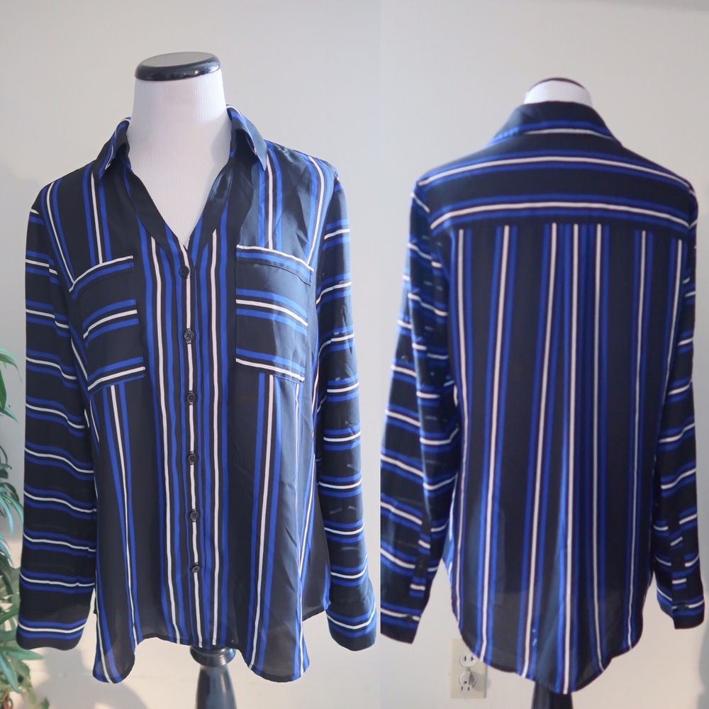 🌵Express/ Satin& button down Shirt for women - Picture 2 of 6